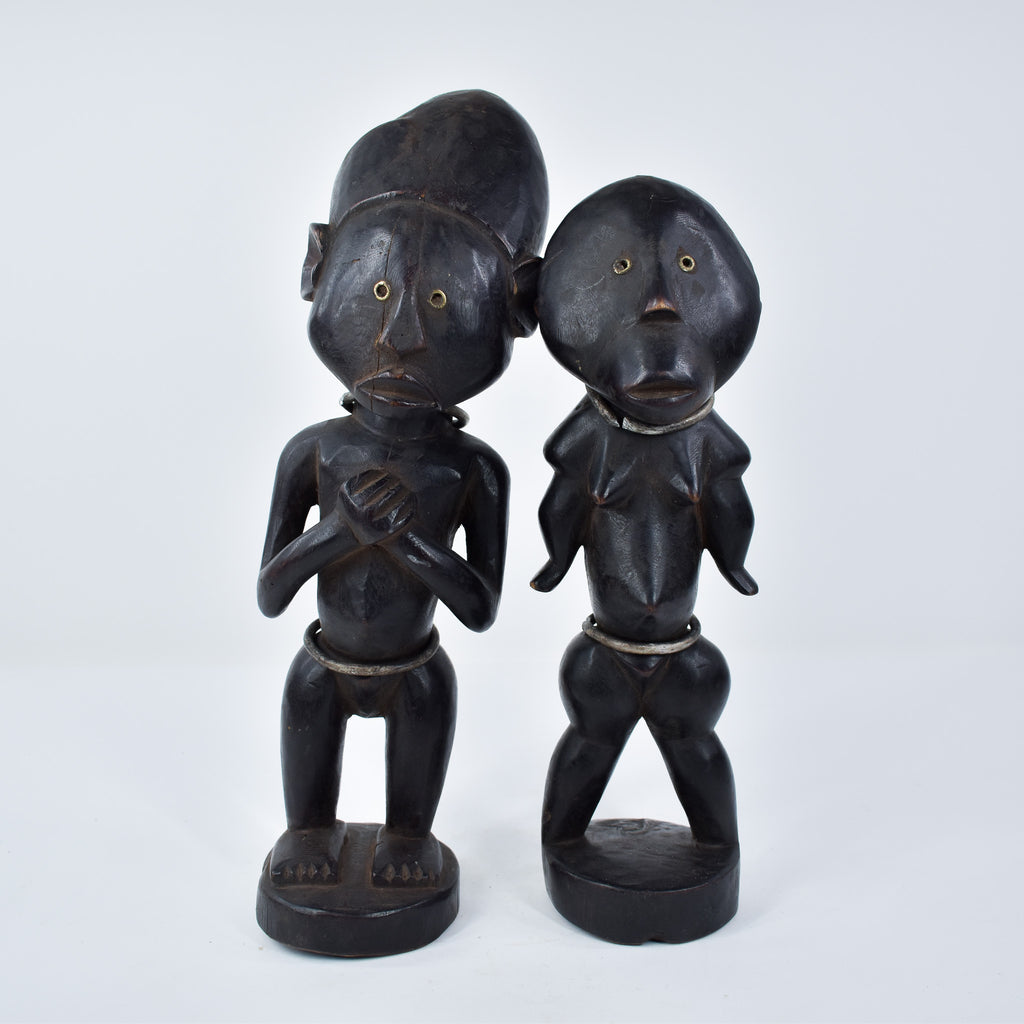 Zande Figure Pair Congo