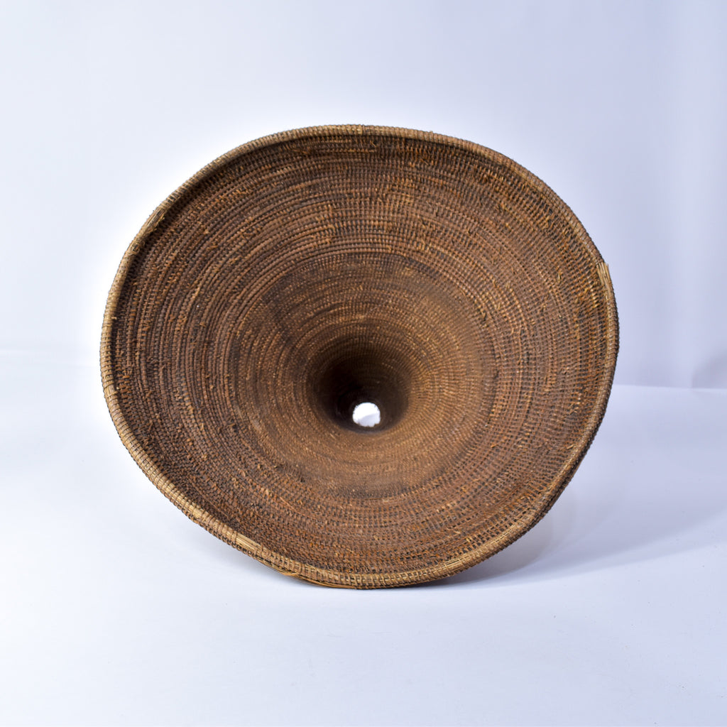 Tutsi Tight Weave Basket Lid Rwanda