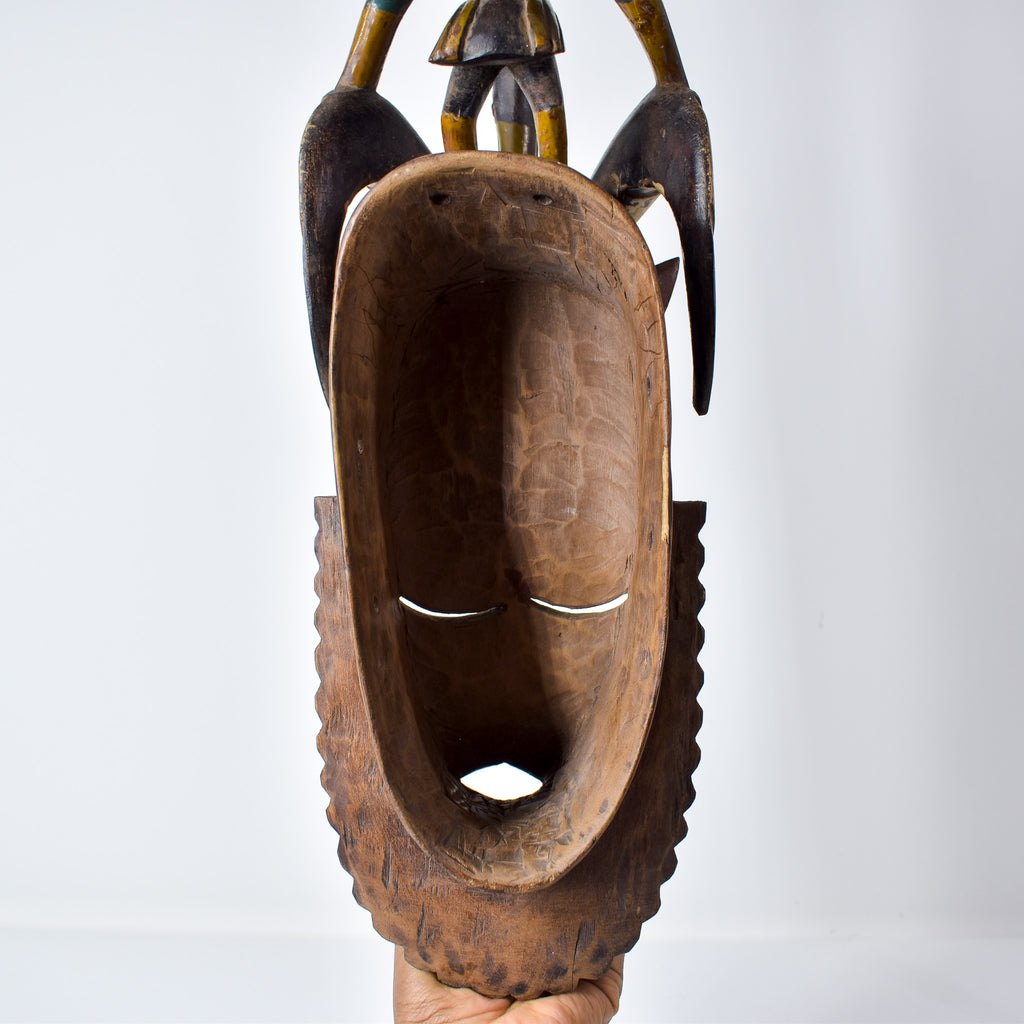 Guro Baule Portrait Mask Cote d'Ivoire