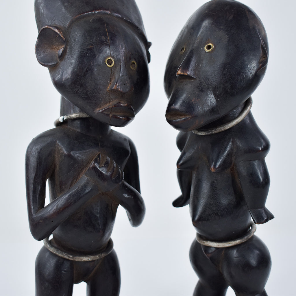 Zande Figure Pair Congo