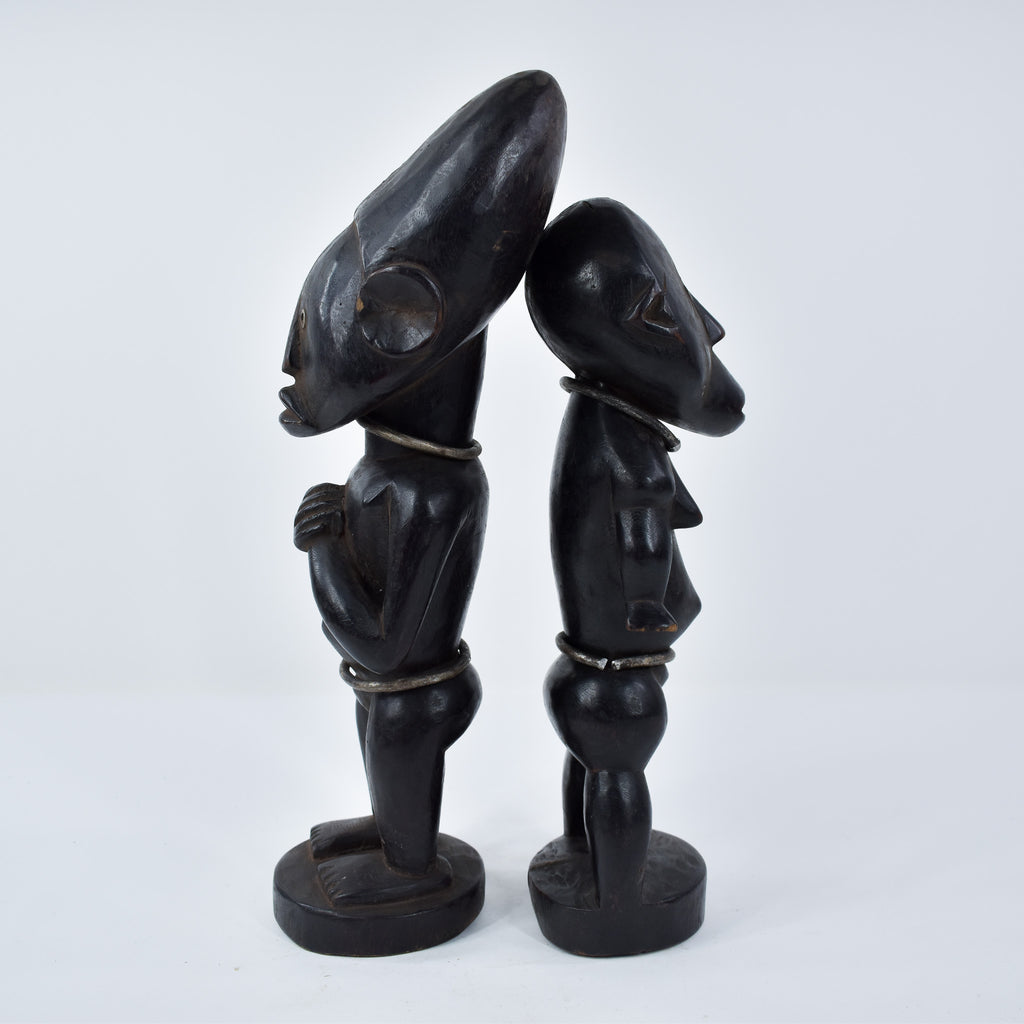 Zande Figure Pair Congo