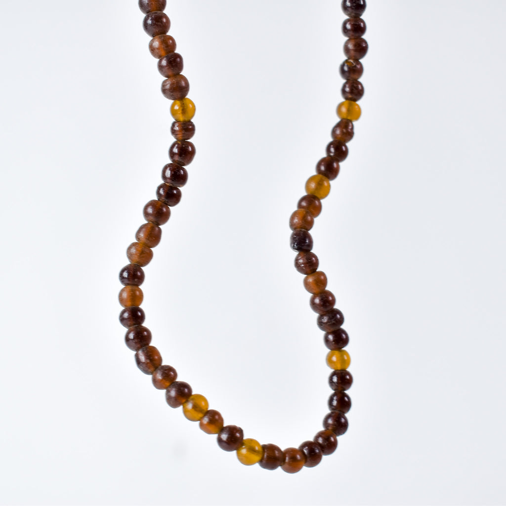 Bohemian Brown Translucent Trade Beads Czech