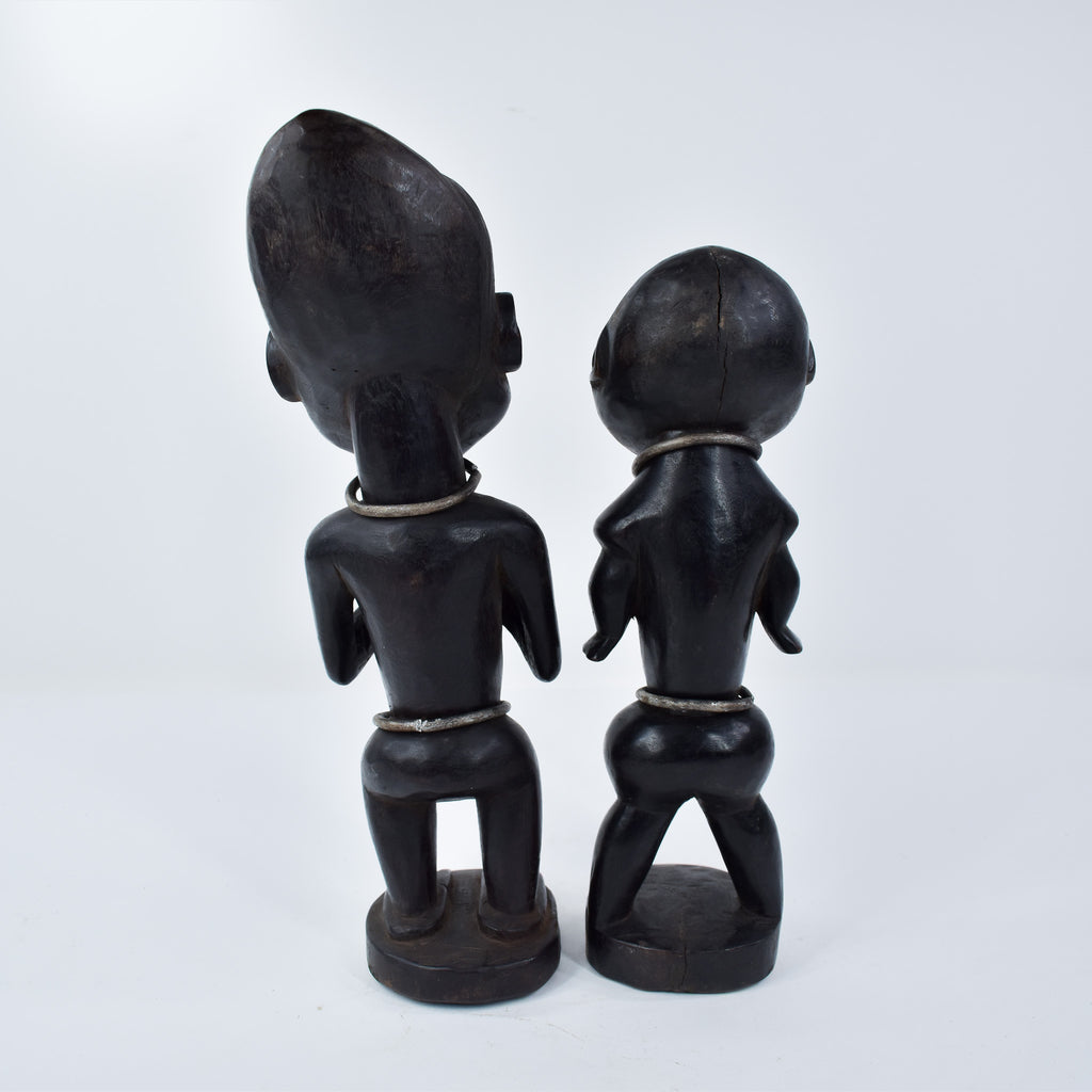 Zande Figure Pair Congo