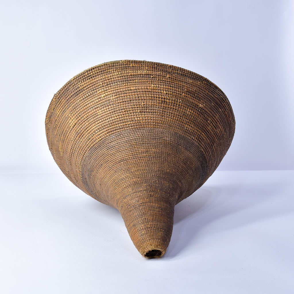 Tutsi Tight Weave Basket Lid Rwanda