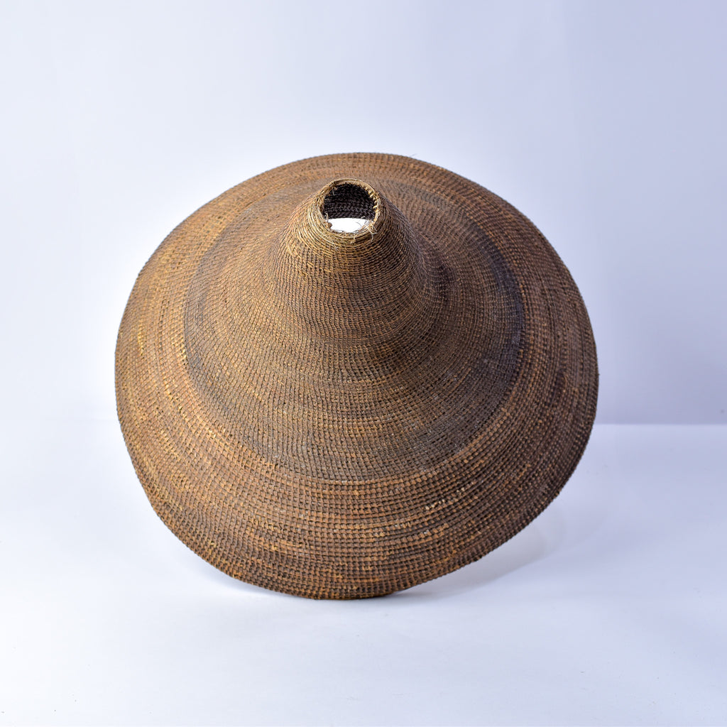 Tutsi Tight Weave Basket Lid Rwanda