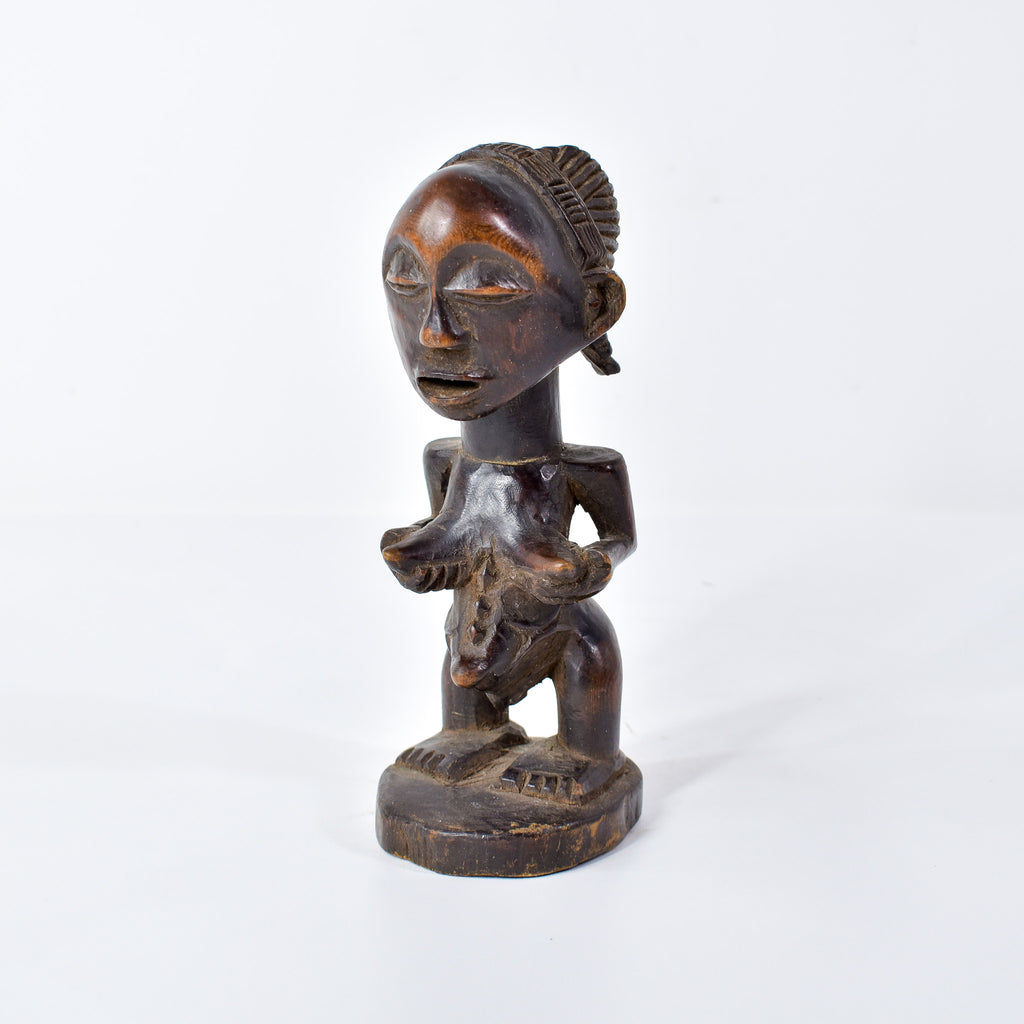 Luba Female Miniature Figure Congo