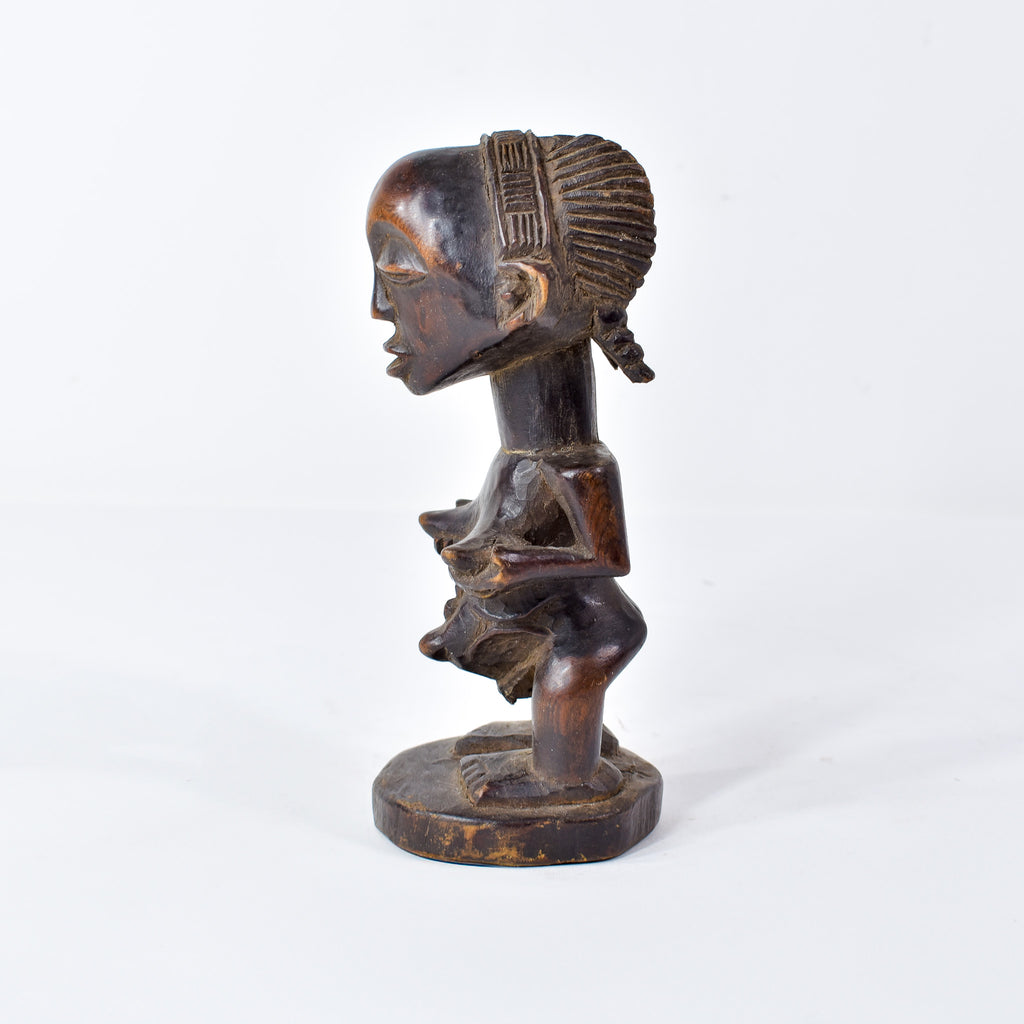 Luba Female Miniature Figure Congo