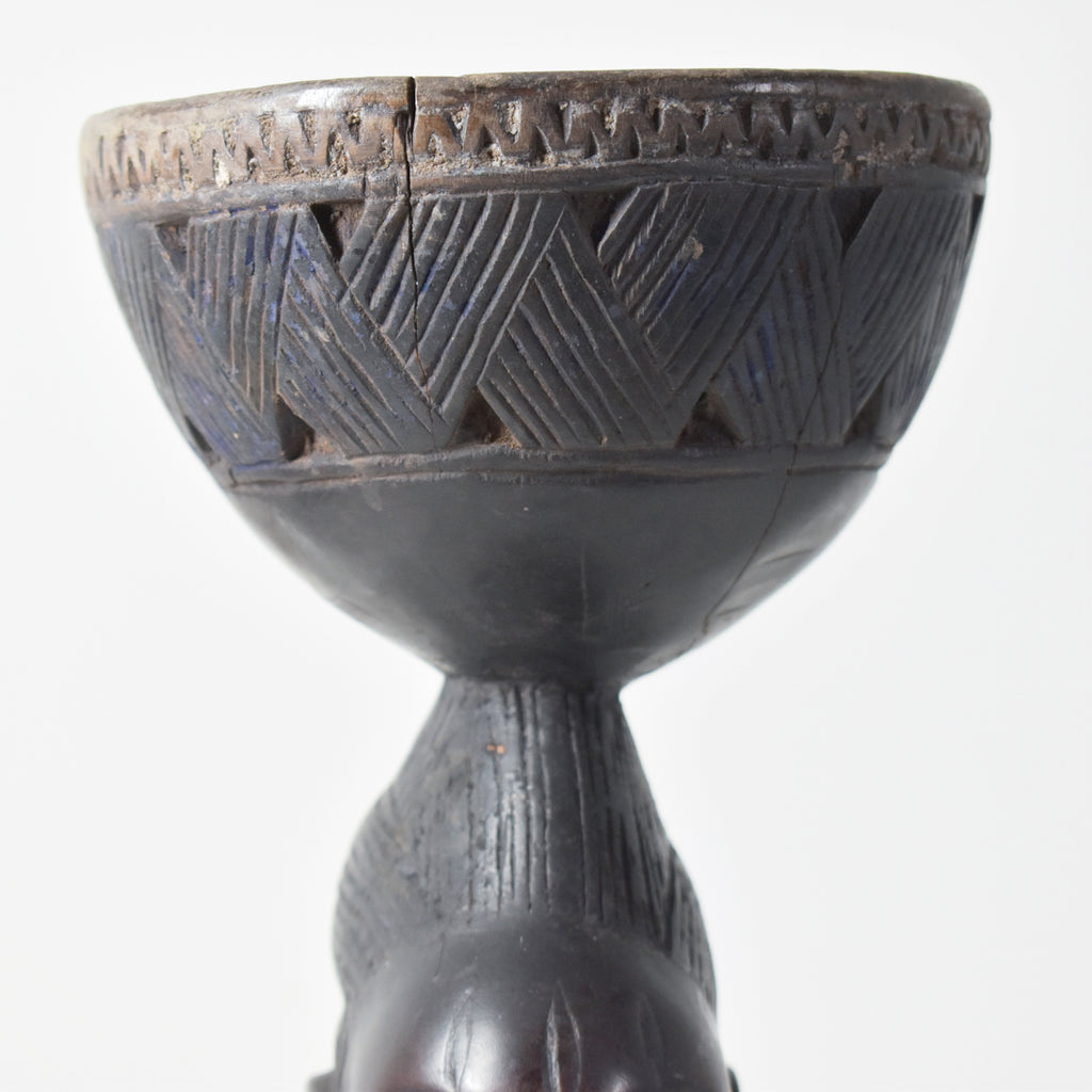 Yoruba Female Nursing Bowl Bearer Figure Nigeria