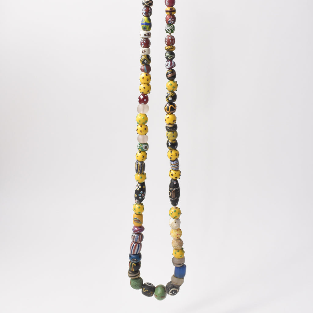 Mixed Venetian Trade Beads 40 Inch