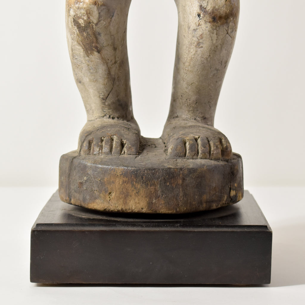 Punu Standing Female Figure on Custom Base Gabon