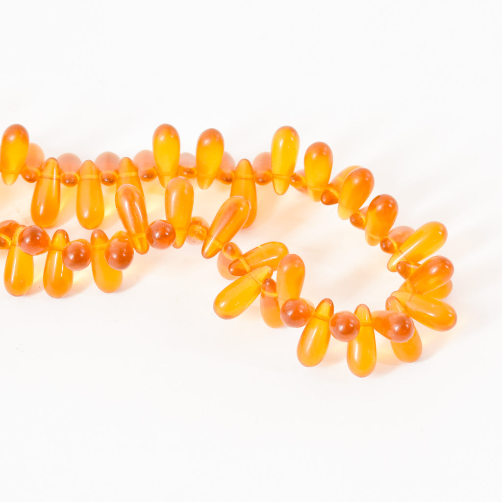 Wedding Trade Beads Honey Czech