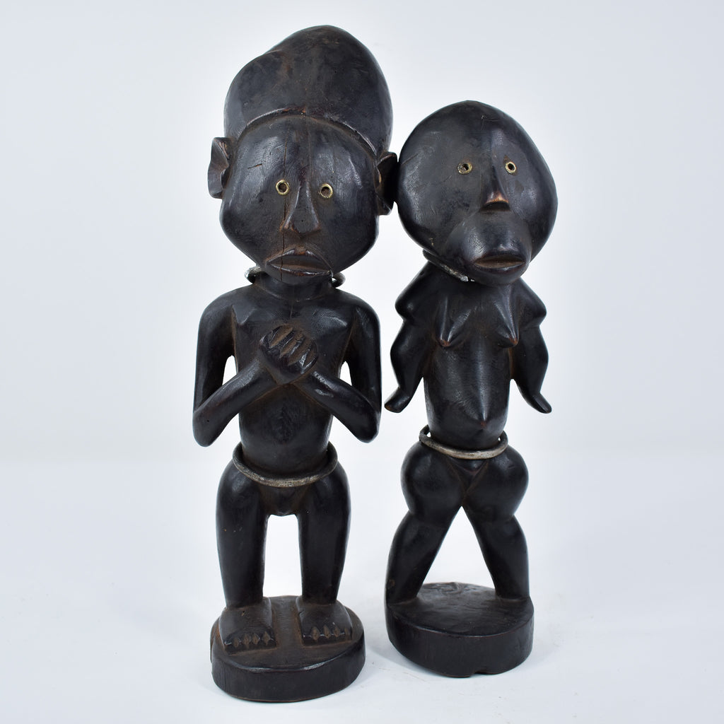 Zande Figure Pair Congo