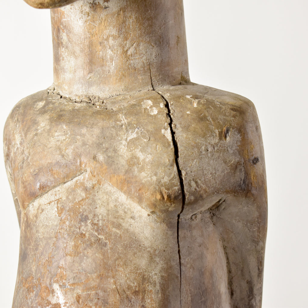 Punu Standing Female Figure on Custom Base Gabon