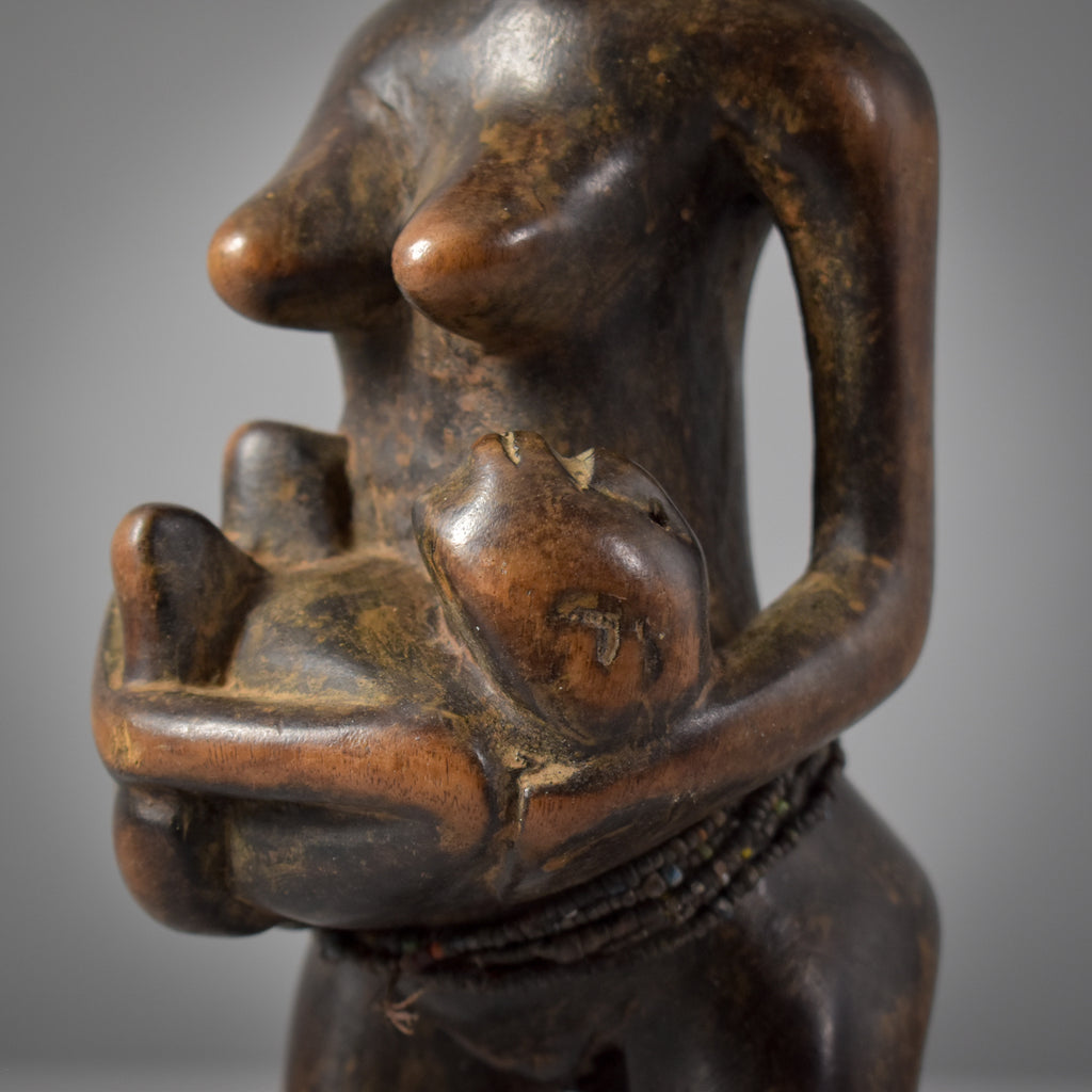 Nyamwezi Mother And Child Mwana Hiti Figure Tanzania