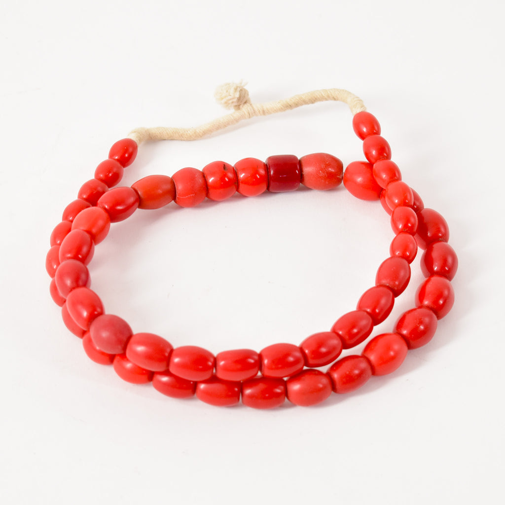 Bohemian Red Trade Beads