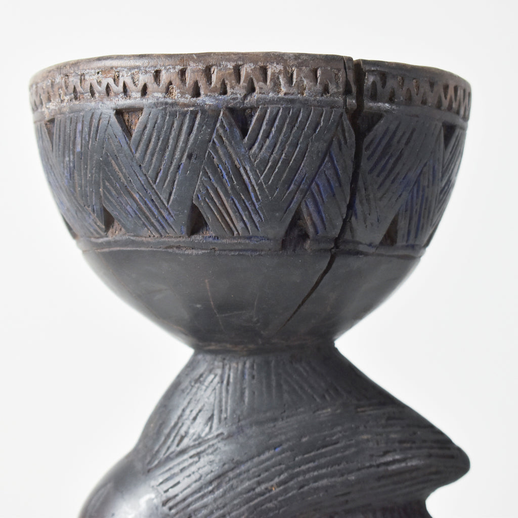 Yoruba Female Nursing Bowl Bearer Figure Nigeria