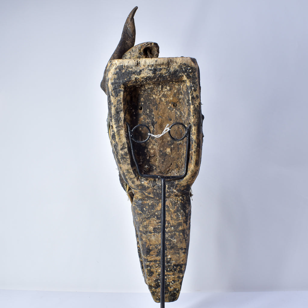 Dan, Wee, Kran, Guerre Guere Mask on Stand Liberia