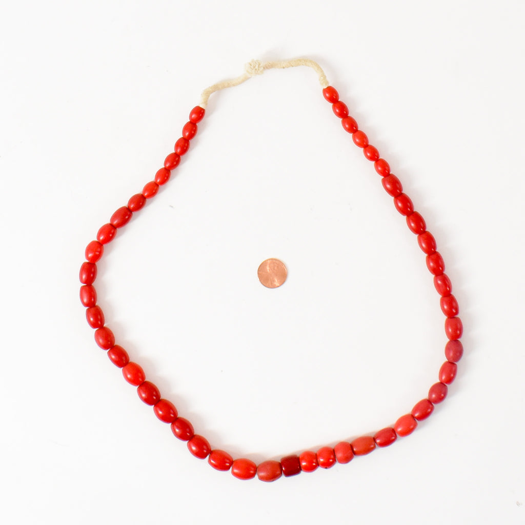 Bohemian Red Trade Beads