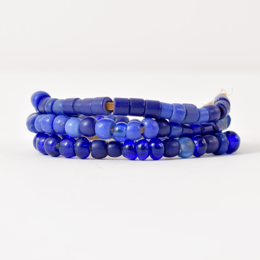 Mixed Blue Trade Beads