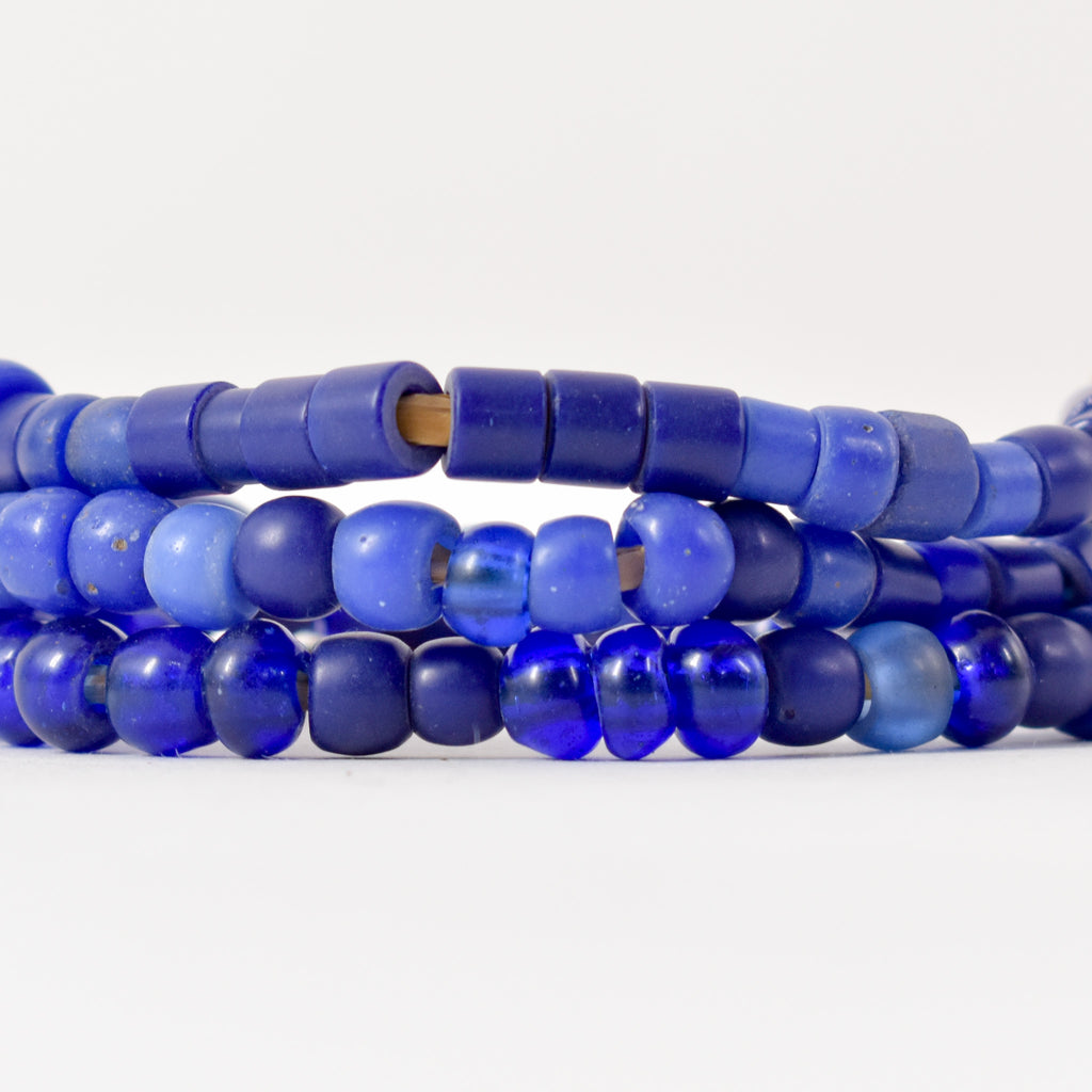 Mixed Blue Trade Beads