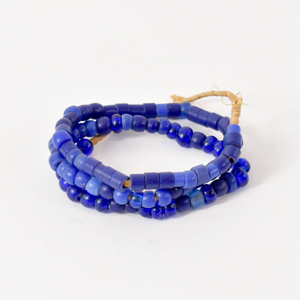 Mixed Blue Trade Beads