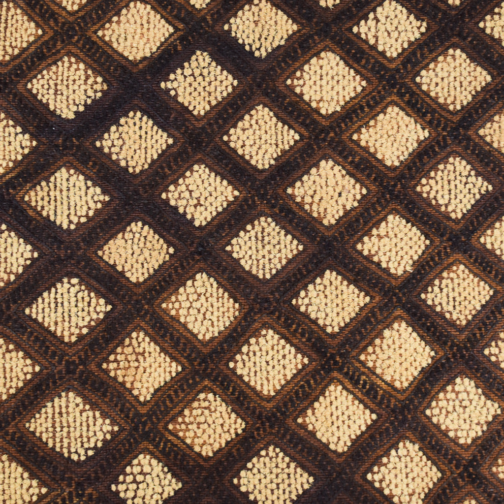 Kuba Raffia Square Textile Congo 22x19 Inch