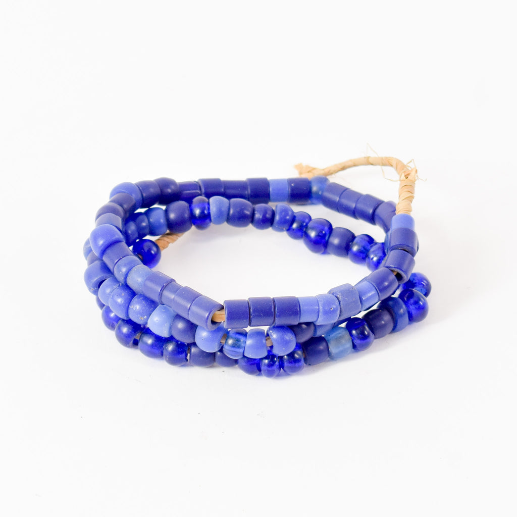 Mixed Blue Trade Beads