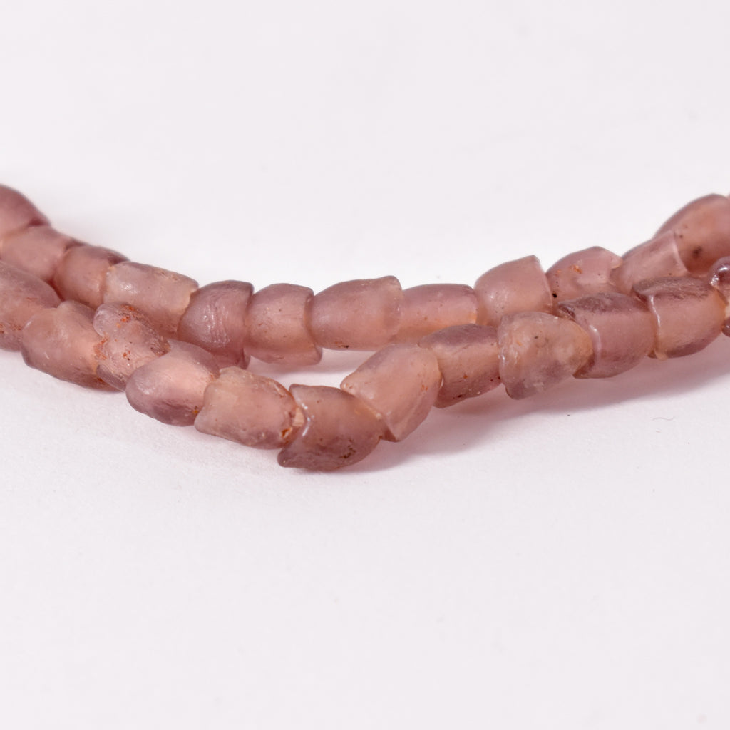 Purple Krobo "Recycled" Powder Glass Trade Beads