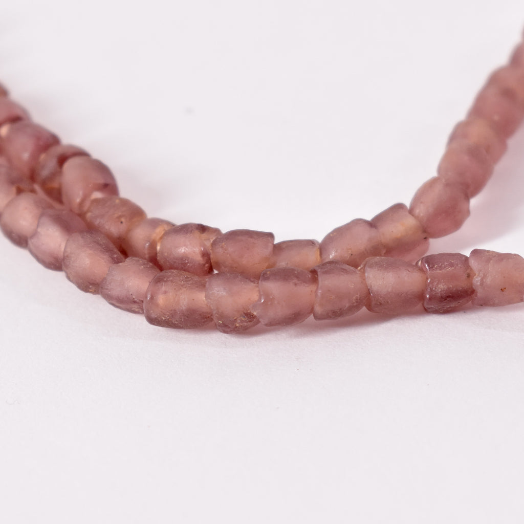 Purple Krobo "Recycled" Powder Glass Trade Beads