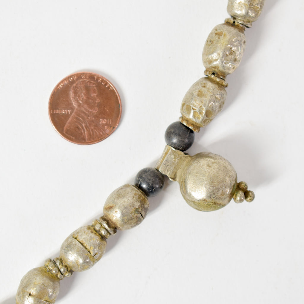 Silver Prayer Beads with Tassel Ethiopia