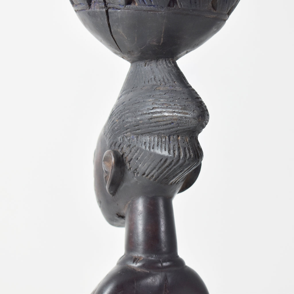 Yoruba Female Nursing Bowl Bearer Figure Nigeria