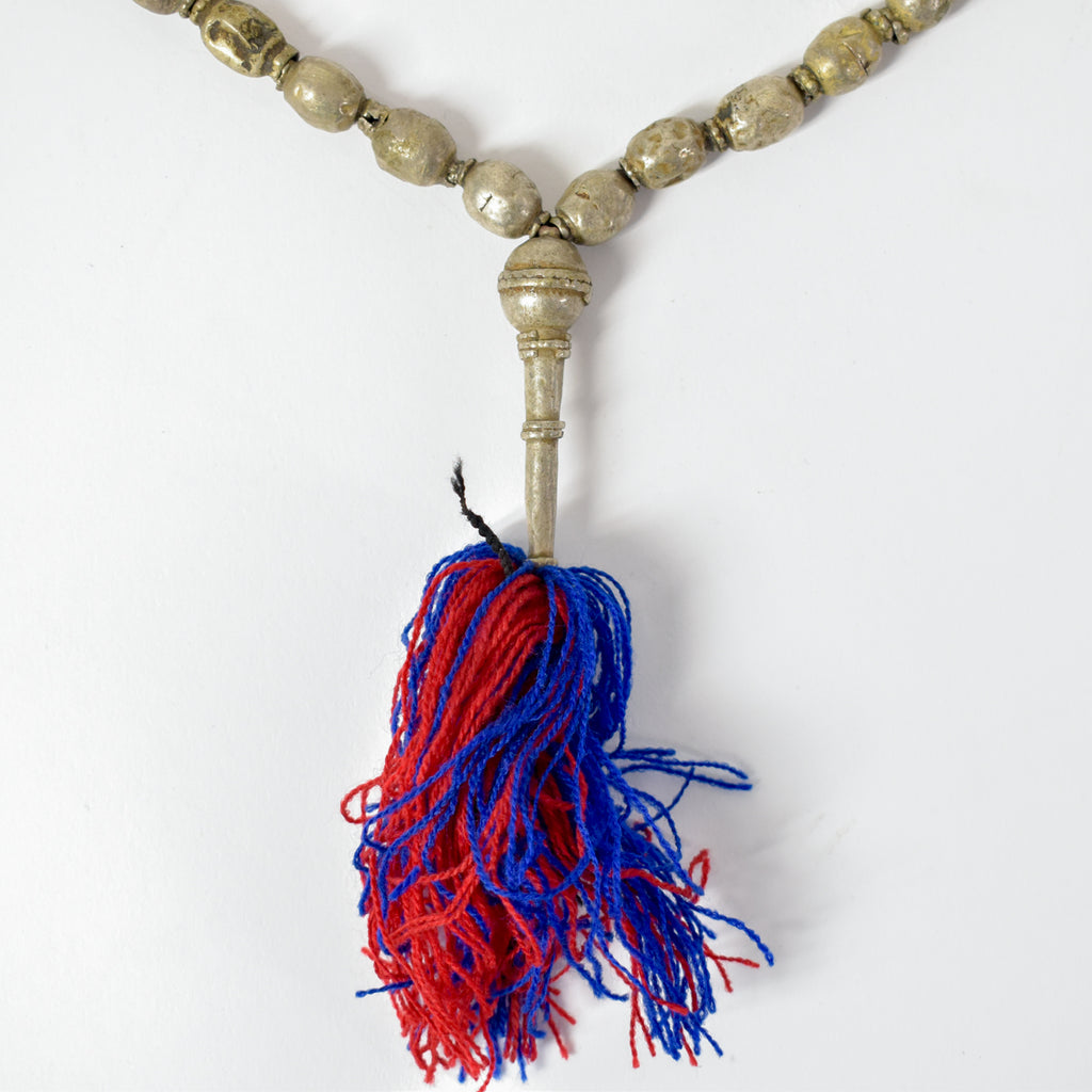 Silver Prayer Beads with Tassel Ethiopia