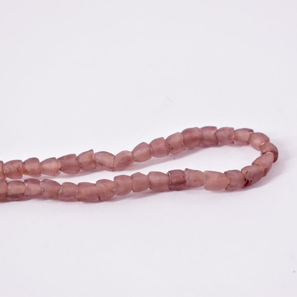 Purple Krobo "Recycled" Powder Glass Trade Beads