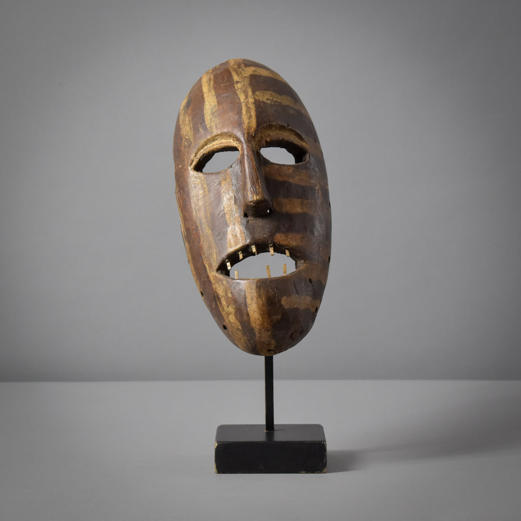 Kongo Ndunga Mask on Custom Stand Congo