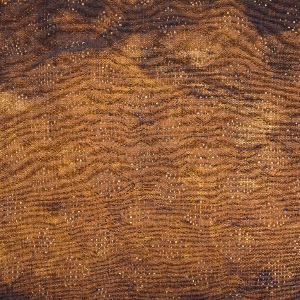 Kuba Raffia Square Textile Congo 22x19 Inch