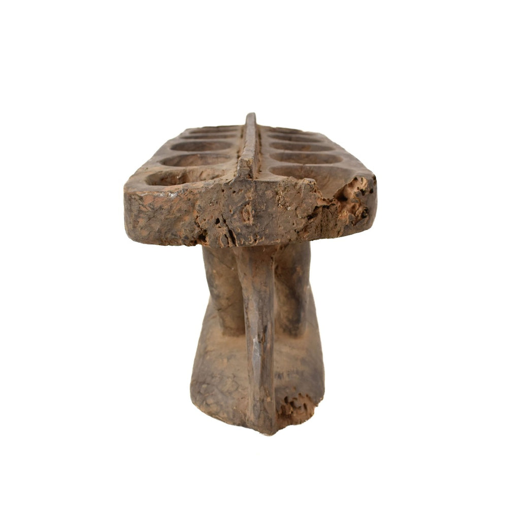 Baule Mancala Board with Animal Figure Côte d'Ivoire