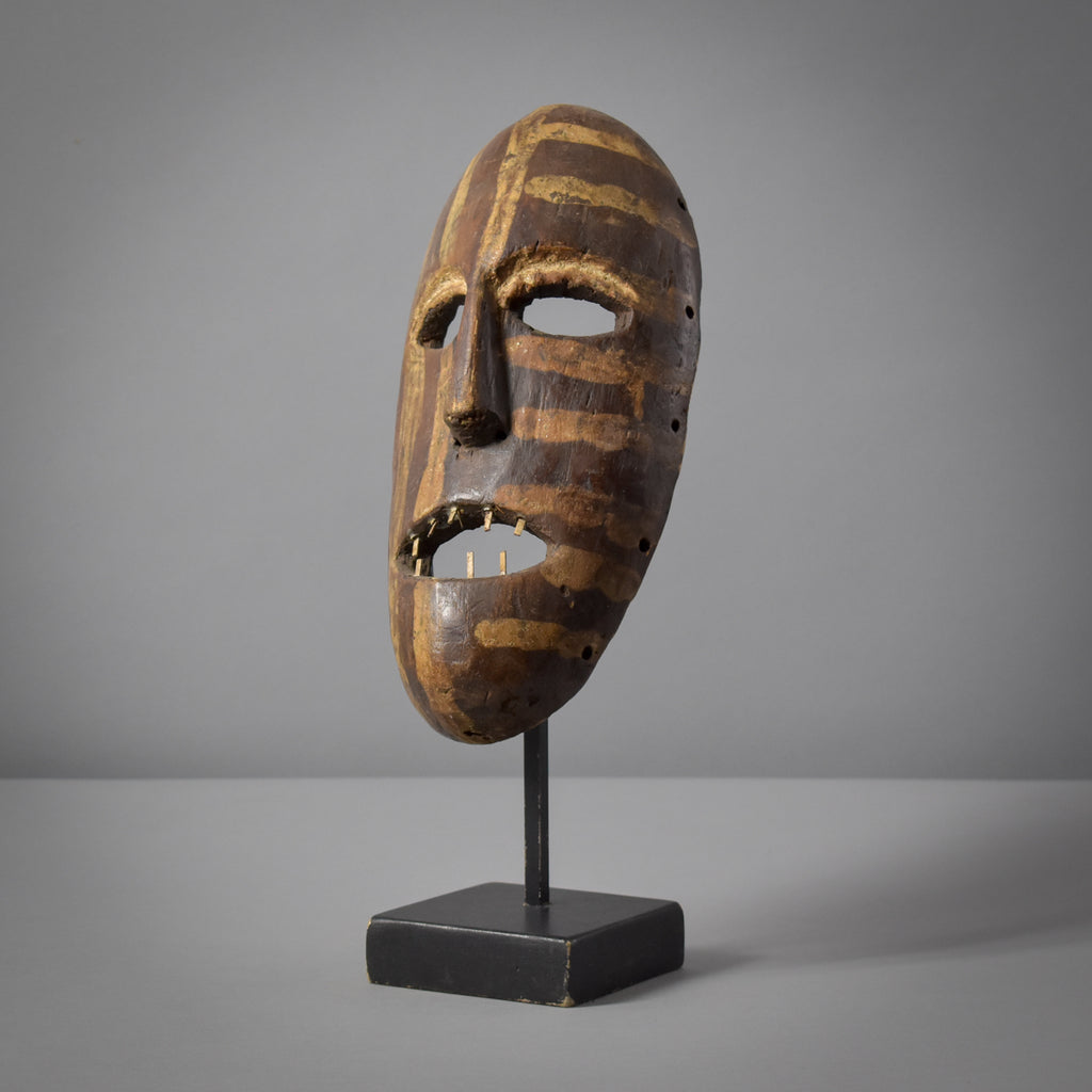 Kongo Ndunga Mask on Custom Stand Congo