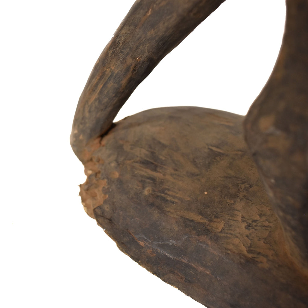 Baule Mancala Board with Animal Figure Côte d'Ivoire