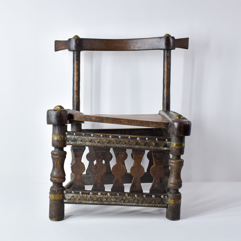 Malinke Senufo Traveling Wooden Chair Guinea