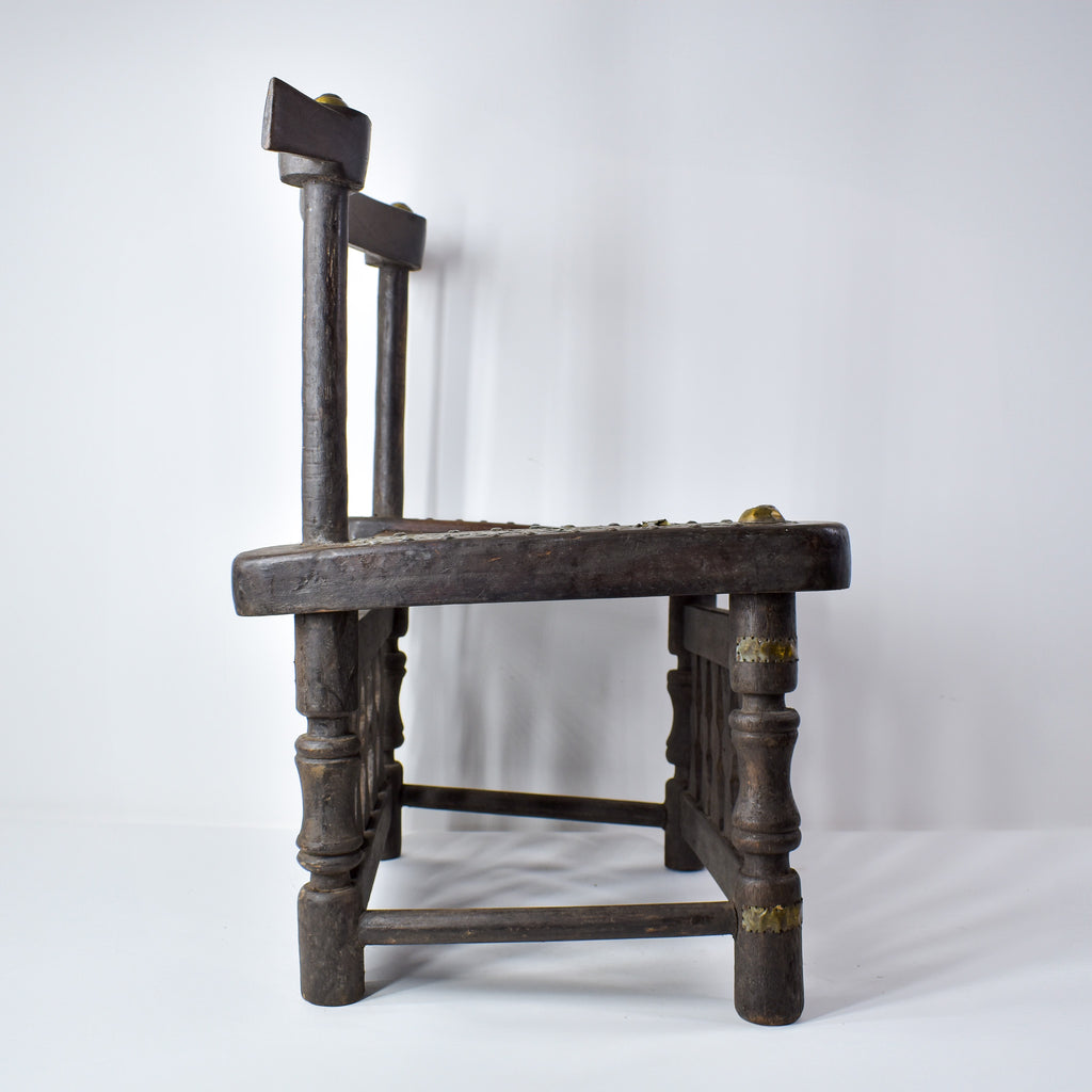 Malinke Senufo Traveling Wooden Chair Guinea