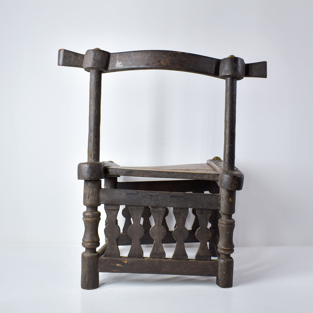 Malinke Senufo Traveling Wooden Chair Guinea