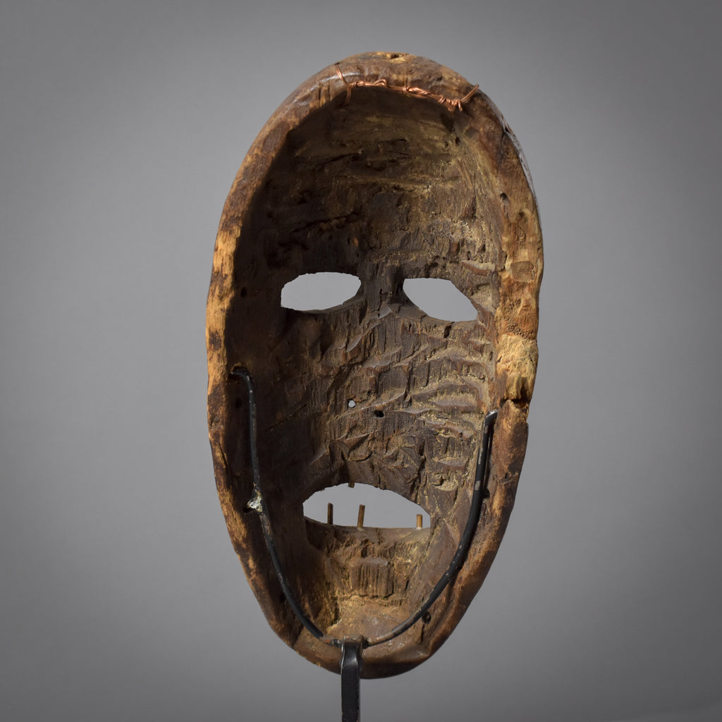 Kongo Ndunga Mask on Custom Stand Congo