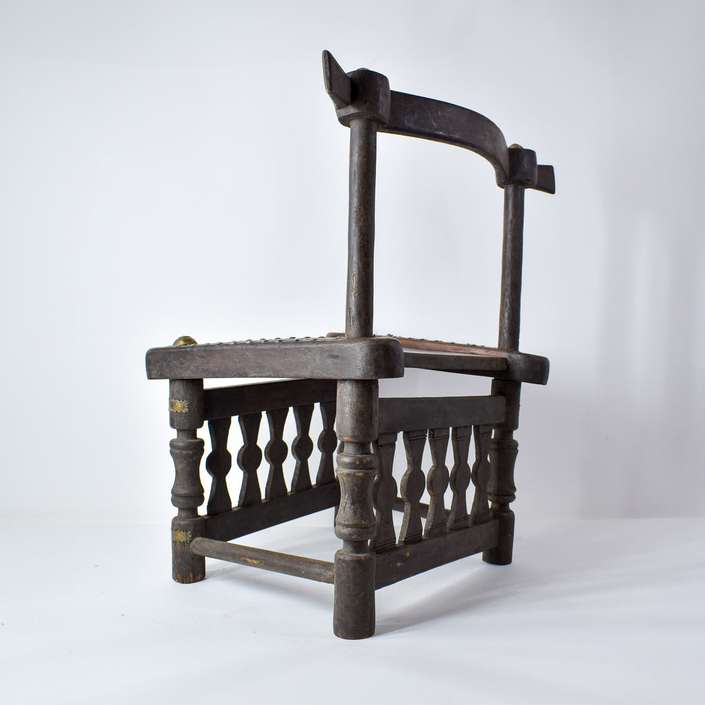 Malinke Senufo Traveling Wooden Chair Guinea