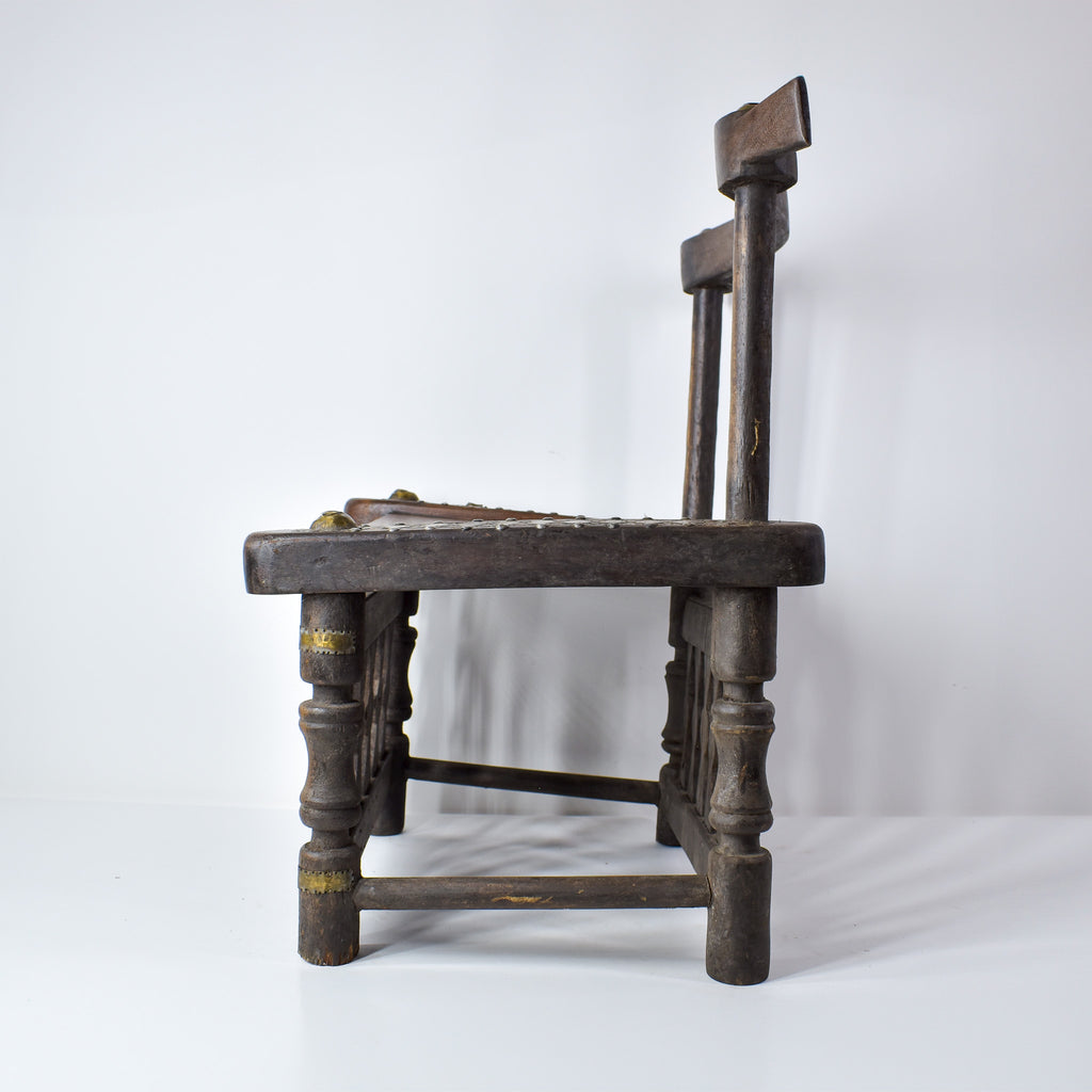 Malinke Senufo Traveling Wooden Chair Guinea