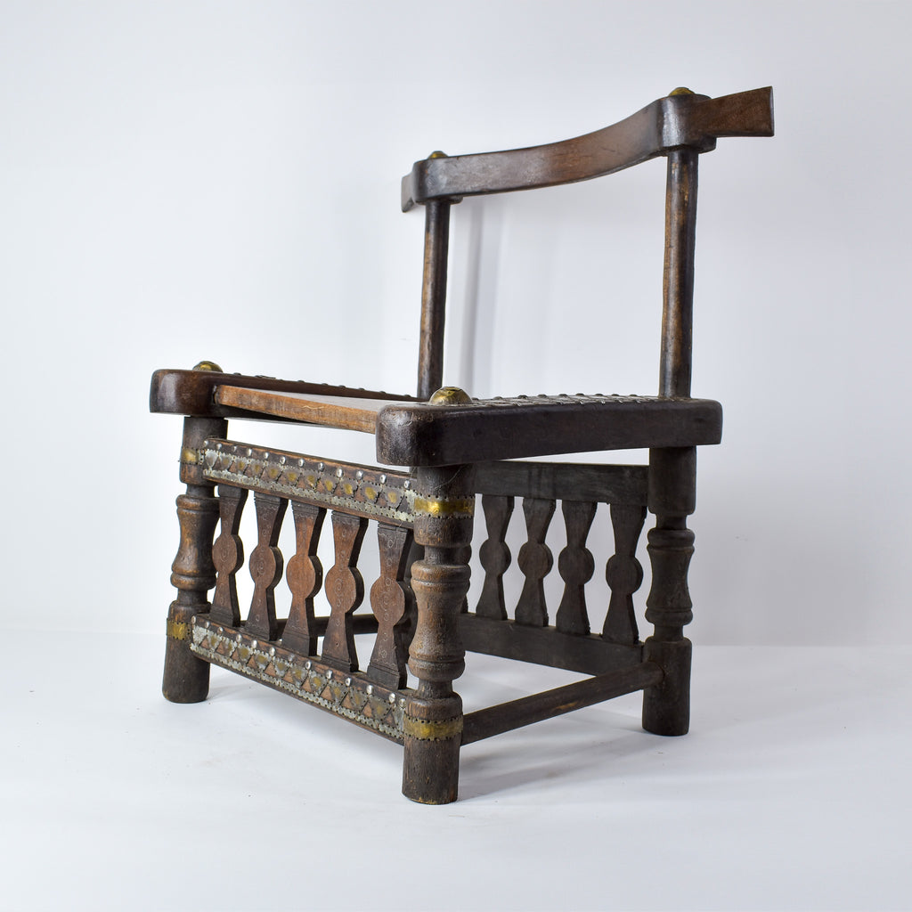 Malinke Senufo Traveling Wooden Chair Guinea
