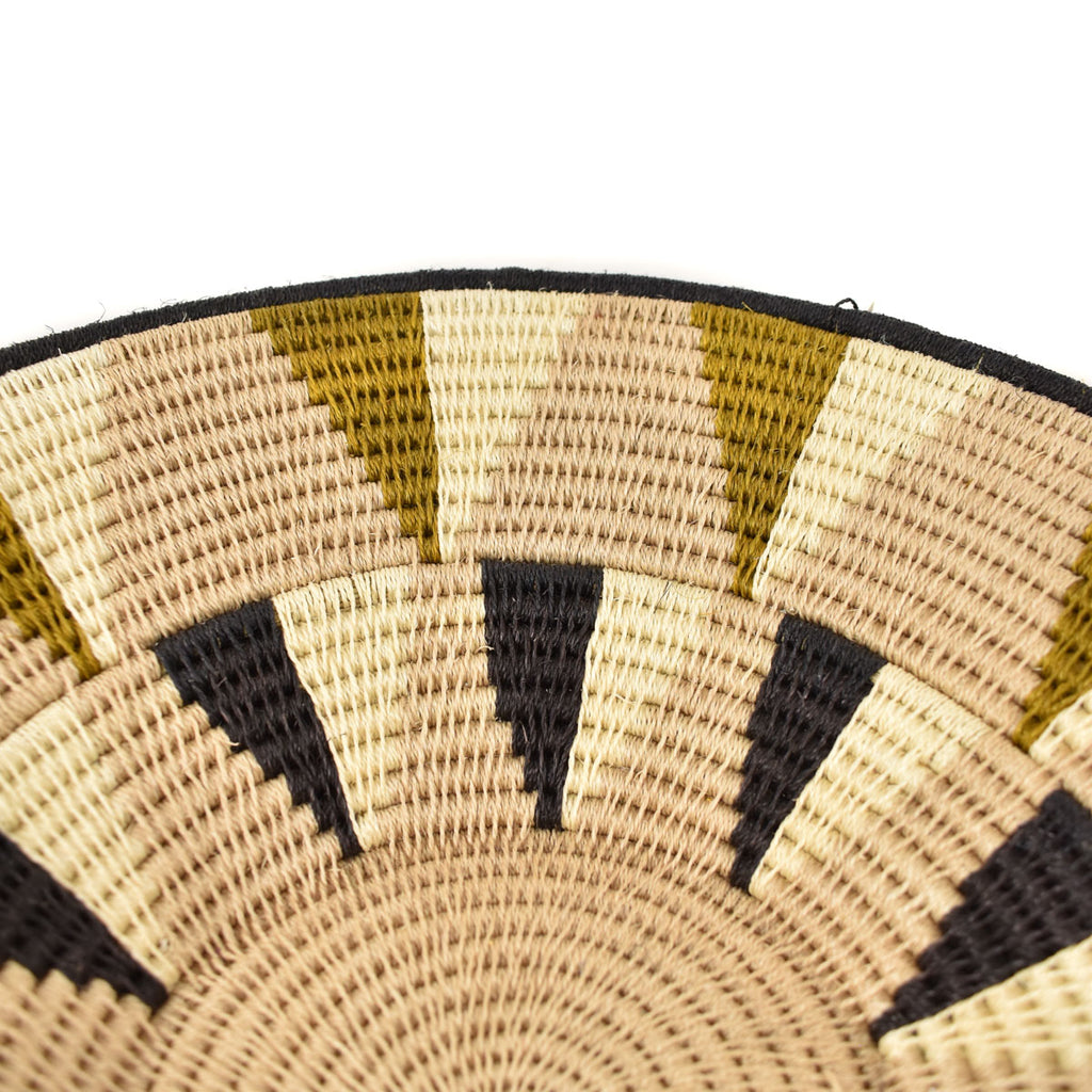 Neutral Agave Sisal Handwoven Basket Eswatini