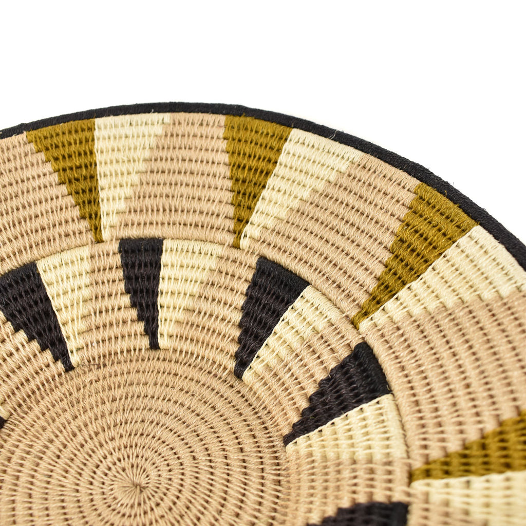 Neutral Agave Sisal Handwoven Basket Eswatini