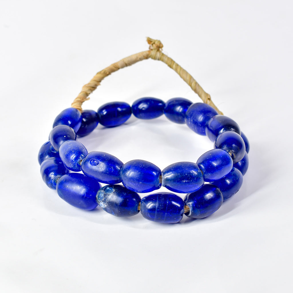 Old European Matched Blue Trade Beads