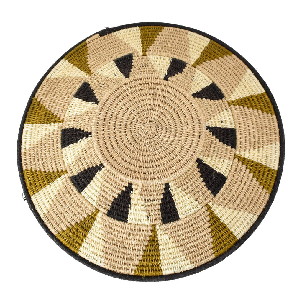 Neutral Agave Sisal Handwoven Basket Eswatini