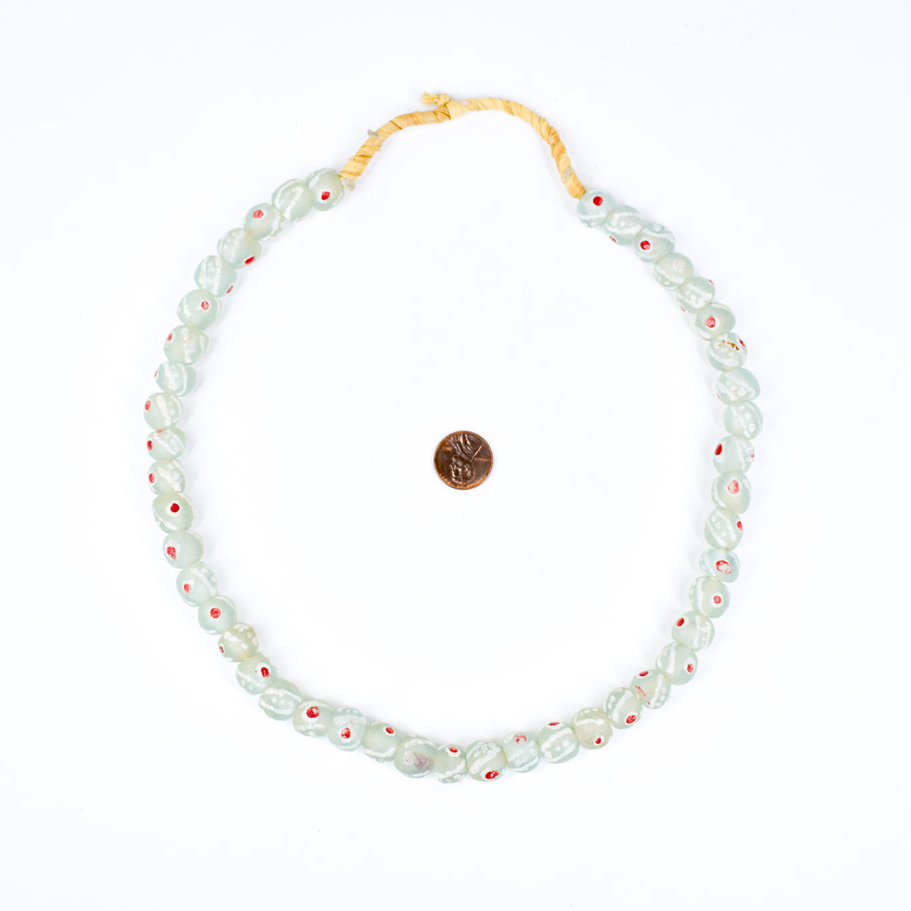 Krobo "Recycled" Powder Glass Patterned Trade Beads